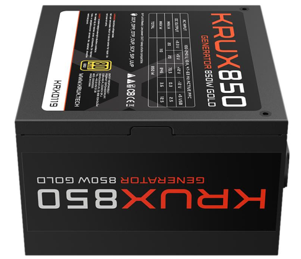 KRUX Generator 850W 80 Plus Gold - 1042960 - zdjęcie 8